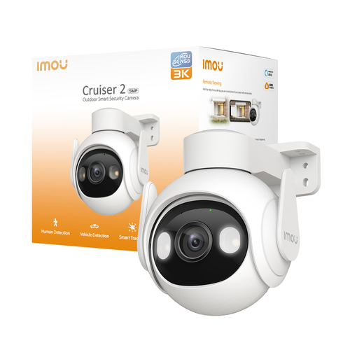 IMOU CRUISER 2 3K TELECAMERA OUTDOOR MOTORIZZATA 5 MP FULL COLOR, WI-FI 6, SIRENA, FARETTO