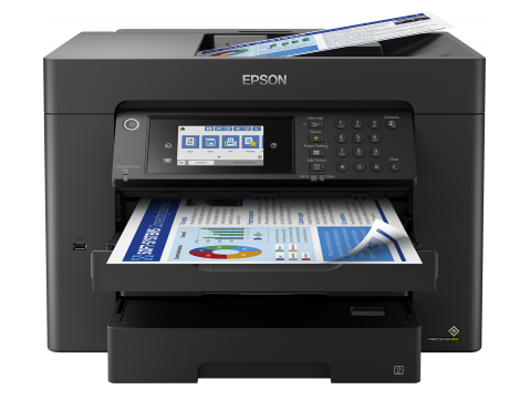 EPSON MULTIFUNZIONE INK A3 COLORE, WF-7840 DTWF, 12 PPM, FRONTE/RETRO, USB/LAN/WIFI, 4 IN 1