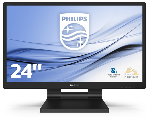 PHILIPS 23,8 LED IPS 16:9 FHD 5 MS 250 CDM, VGA/DVI/DP/HDMI, IP54, MULTIMEDIALE