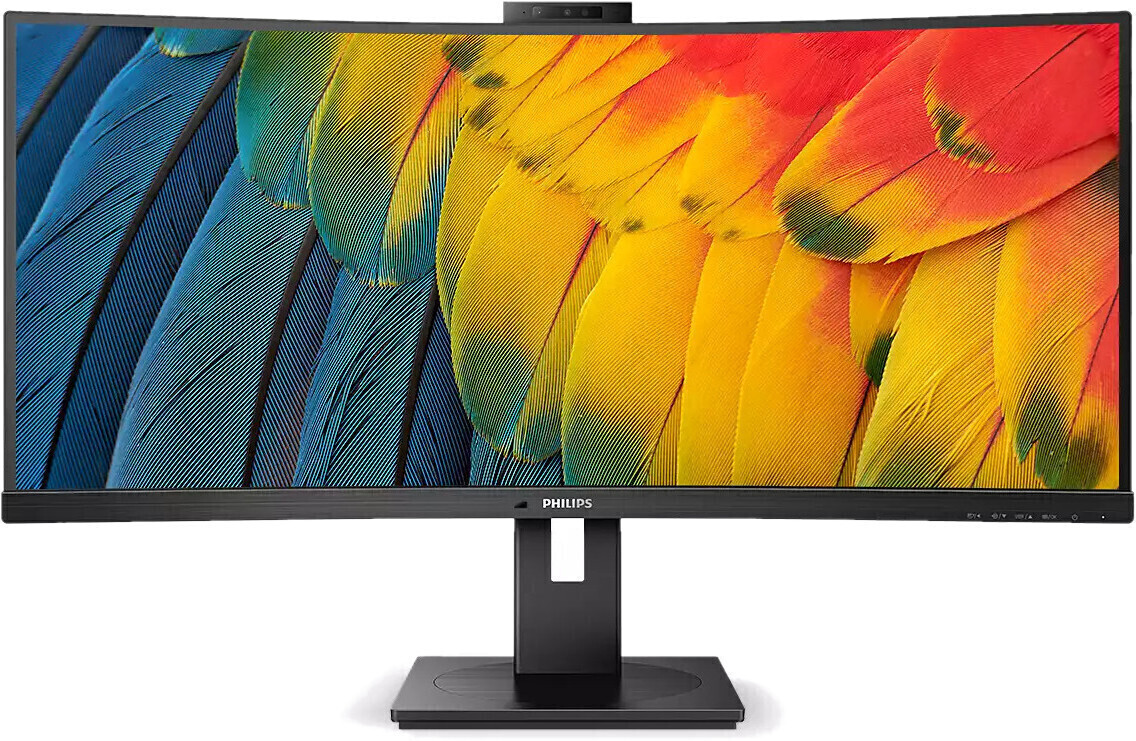 PHILIPS CURVO 34 LED VA ULTRA WIDE 3440X1440 21:9 4 MS 350 CDM, USB-C DOCK, WEBCAM, REG ALTEZ, MULTIMEDIALE