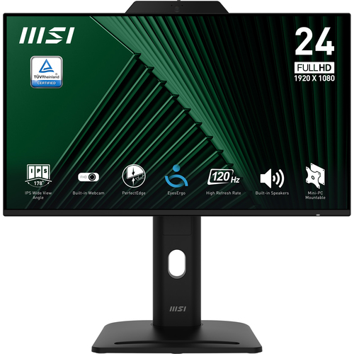 MSI 23,8 LED IPS 16:9 FHD 120Hz 300 CDM, WEBCAM, PIVOT, VGA/DP/HDMI, MULTIMEDIALE