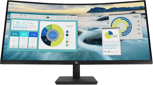 HP CURVO 34 LED VA 21:9 WQHD 5 MS 250 CDM, REG ALTEZZA, USB-C, DP/HDMI, MULTIMEDIALE, P34hc G4