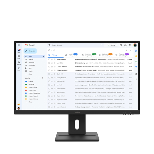 LENOVO 27 LED IPS 16:9 FHD 6 MS 300 CDM, PIVOT, VGA/DP/HDMI, MULTIMEDIALE E27-40