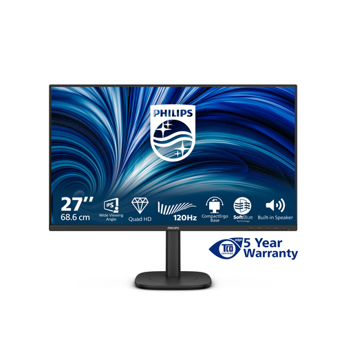 PHILIPS 27 LED IPS QHD 16:9 4 MS 350 CDM, PIVOT, DP/HDMI, MULTIMEDIALE