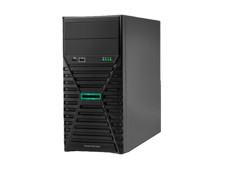 HPE SERVER TOWER ML30 GEN 11 E-2436 2.9 GHZ 6C 1P 1X32 GB-U 8 SFF MR216I-P 2X480 GB SSD 2X800W PS EU SERV