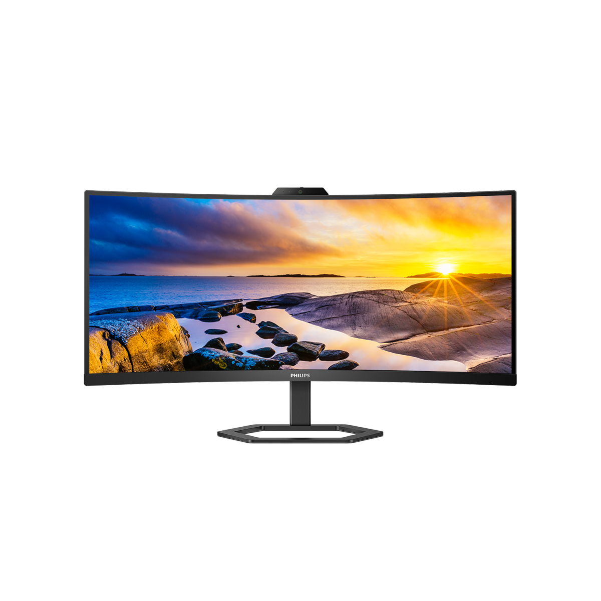PHILIPS CURVO 34 WLED VA 21:9 UWQHD 4 MS, DP/HDMI, USB-C DOCKING, WEBCAM, REG ALTEZZA, MULTIM