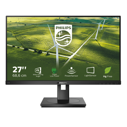 PHILIPS 27 LED IPS 16:9 FHD, 250 CDM 4 MS, VGA/DVI/DP/HDMI, GREEN LINE, PIVOT, MULTIMEDIALE