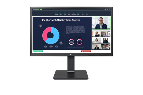 LG 23,8 LED IPS 16:9 FHD 5 MS 250 CDM, PIVOT, WEBCAM, USB-C HUB, DP/HDMI, MULTIMEDIALE
