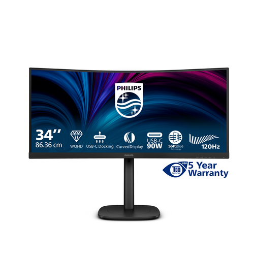 PHILIPS CURVO 34 LED VA WQHD 21:9 4 MS 300 CDM, REG ALTEZZA, DP/HDMI, MULTIMEDIALE