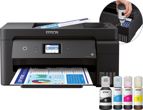 EPSON MULTIFUNZIONE INK A3 COLORE, ECOTANK ET-15000, 24 PPM, ADF, FRONTE/RETRO, USB/LAN/WIFI - 4 IN 1