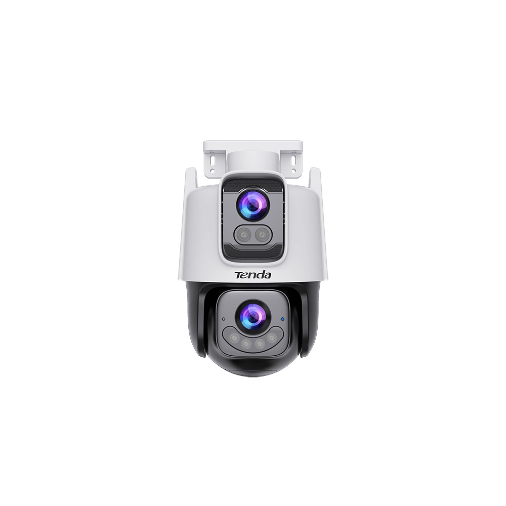 TENDA WI-FI CAMERA 6 MP,DUAL-LENS LINKAGE, WI-FI6, OUTDOOR, FULL COLOR, PAN-TILT, WALL MOUNT
