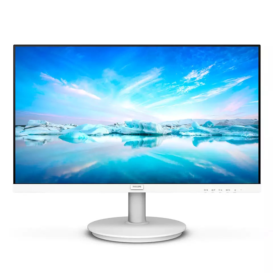PHILIPS 23,8 LED IPS 16:9 FHD 4 MS 250 CDM, INCLINABILE, VGA/HDMI, MULTIMEDIALE, BIANCO