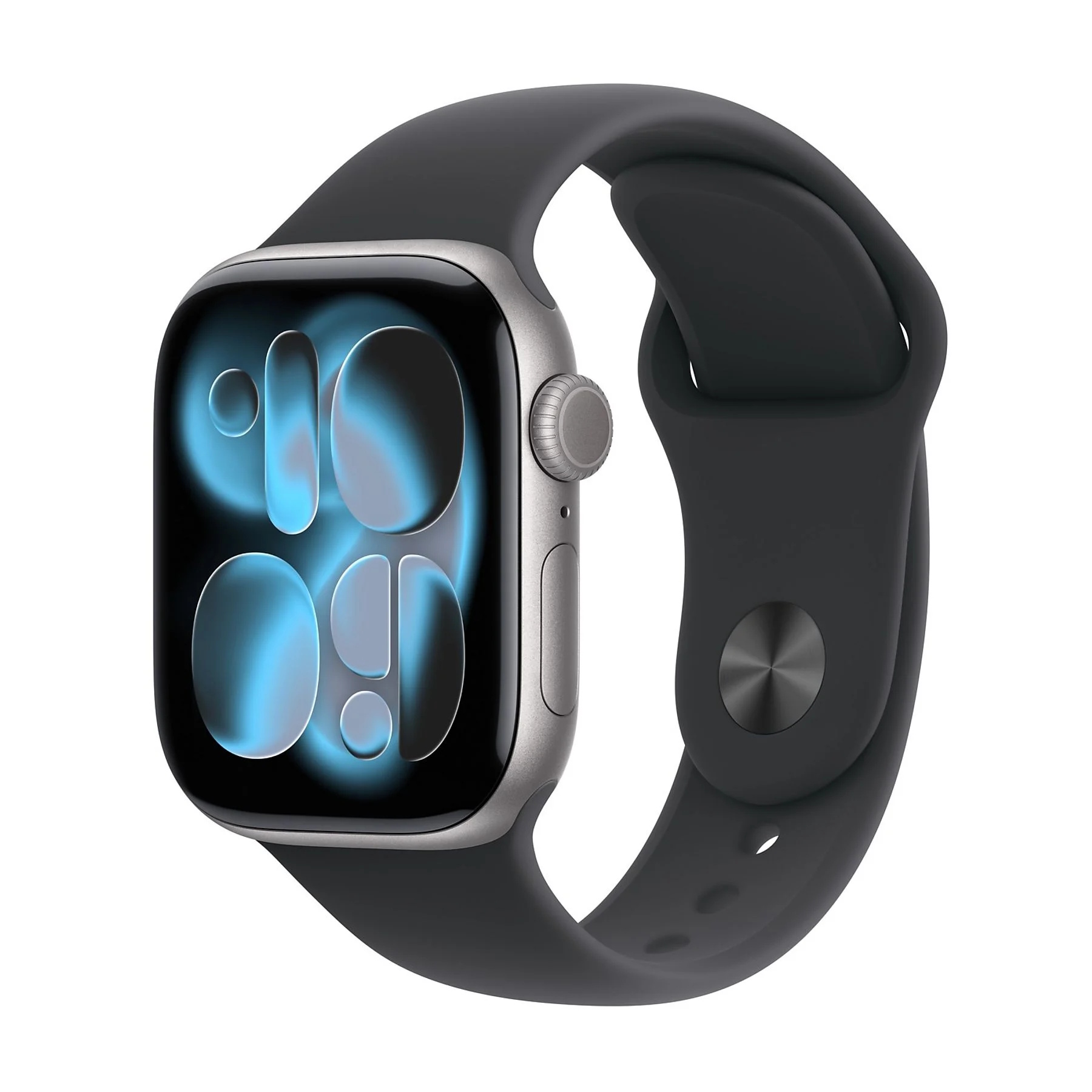 APPLE WATCH SERIES 11 GPS E CELLULAR 42 MM SPACE GREY ALUMINIUM CASE WITH BLACK SPORT BAND, M/L
