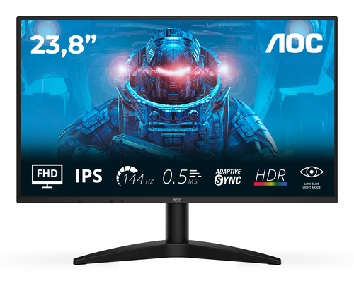 AOC 23,8 LED IPS FHD 16:9 4 MS 144hz 250 CDM, DP/HDMI