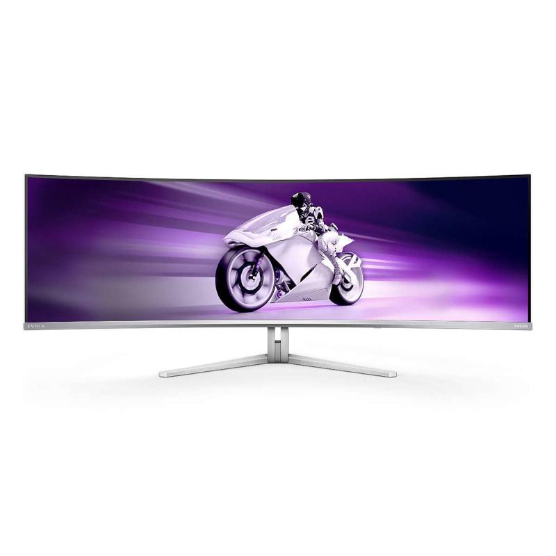 PHILIPS CURVO 49 OLED DUAL QHD 32:9 0,03 MS, USB-C DOCK, REG ALTEZZA, DP/HDMI, MULTIMEDIALE