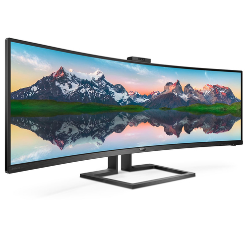 PHILIPS CURVO 49 LED VA SUPERWIDE 32:9 5120X1440 5 MS 450 CDM, HDMI/DP/USB, WEBCAM, DOCKING STATION USB-C, MULTIMEDIALE