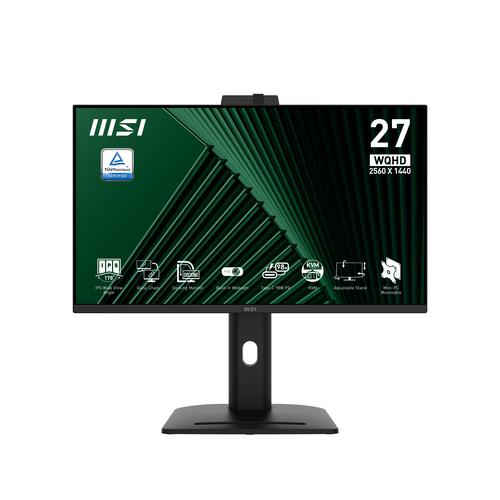 MSI 27 LED IPS 16:9 QHD 1 MS 250 CDM, PIVOT, USB-C DOCK, WEBCAM, DP/HDMI, MULTIMEDIALE, TYPE-C 98W, VESA, EPEAT