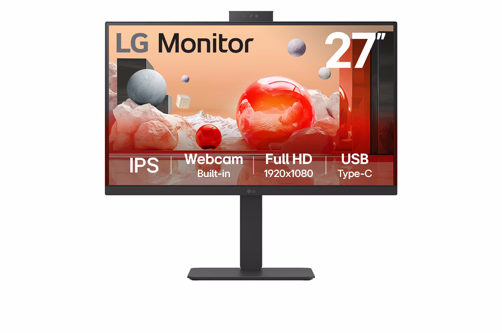 LG 27 LED IPS 100Hz 16:9 FHD 5ms 250 CDM, WEBCAM, PIVOT, USB-C DOCK, DP/HDMI, MULTIMEDIALE