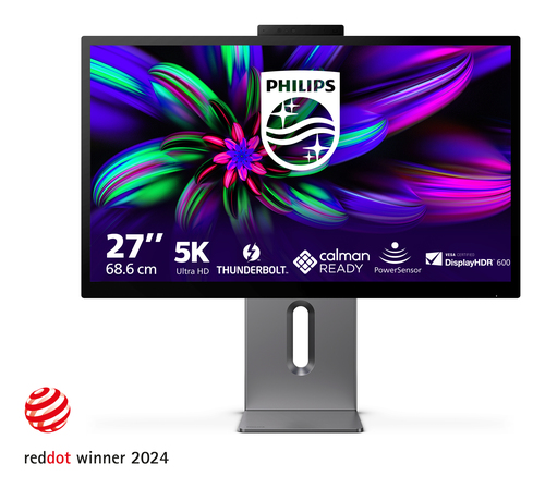 PHILIPS 27 LED IPS 5K UHD 16:9 4 MS 500 CDM, PIVOT, USB-C HUB, HDMI, MULTIMEDIALE