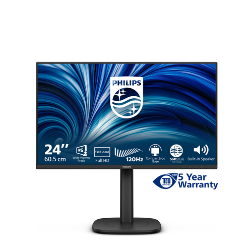 PHILIPS 23,8 LED IPS FHD 16:9 4 MS 250 CDM, PIVOT, VGA/DP/HDMI, MULTIMEDIALE