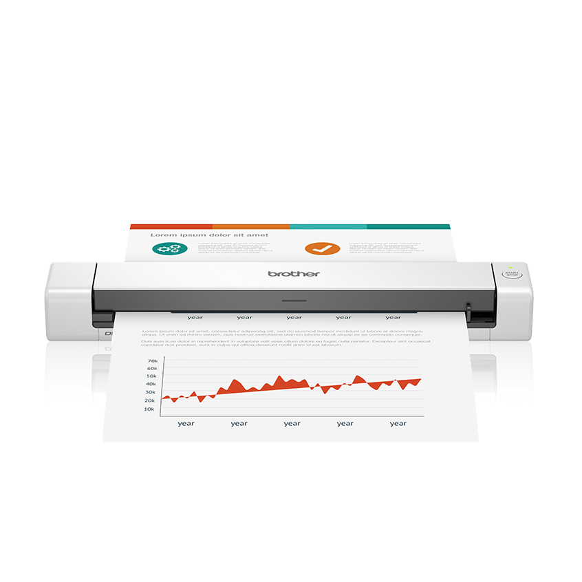 BROTHER SCANNER DOCUMENTALE PORTATILE DS-640 A4 15 PPM, USB