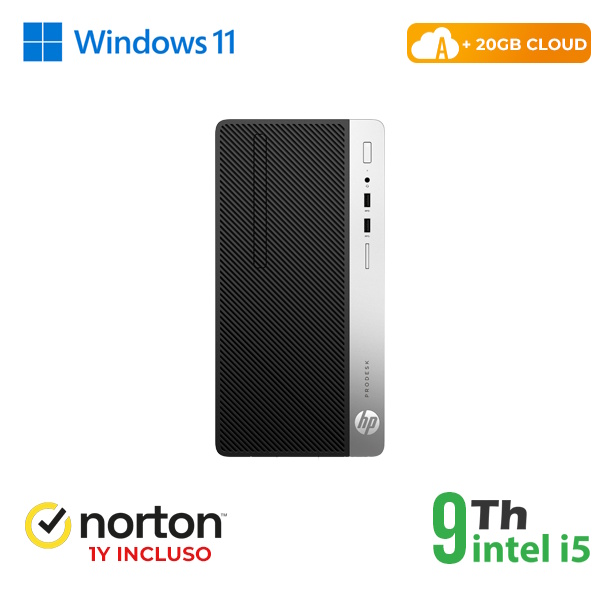 RINOVO PC HP REFURBISHED 400 G5 TOWER i5-9X00 DDR 4 8 GB SSD 256 GB W11 CLOUD 20 GB GRADE A 1T WARRANTY - PC Ricondizionato / RICONDIZIONATI