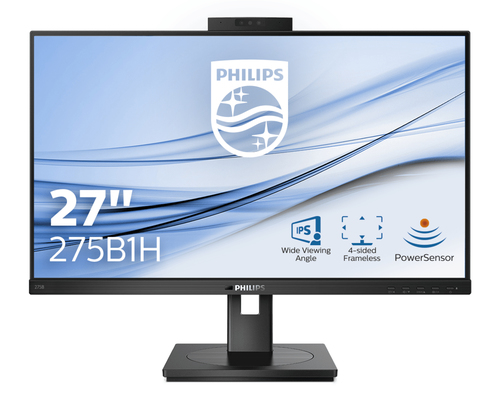 PHILIPS 27 LED IPS 16:9 2K 4 MS 300 CDM, WEBCAM DVI/DP/HDMI, PIVOT, MULTIMEDIALE
