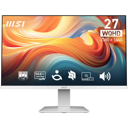 MSI 27 LED IPS WQHD 16:9 144Hz 1ms, HDMI/DP, MULTIMEDIALI, BIANCO