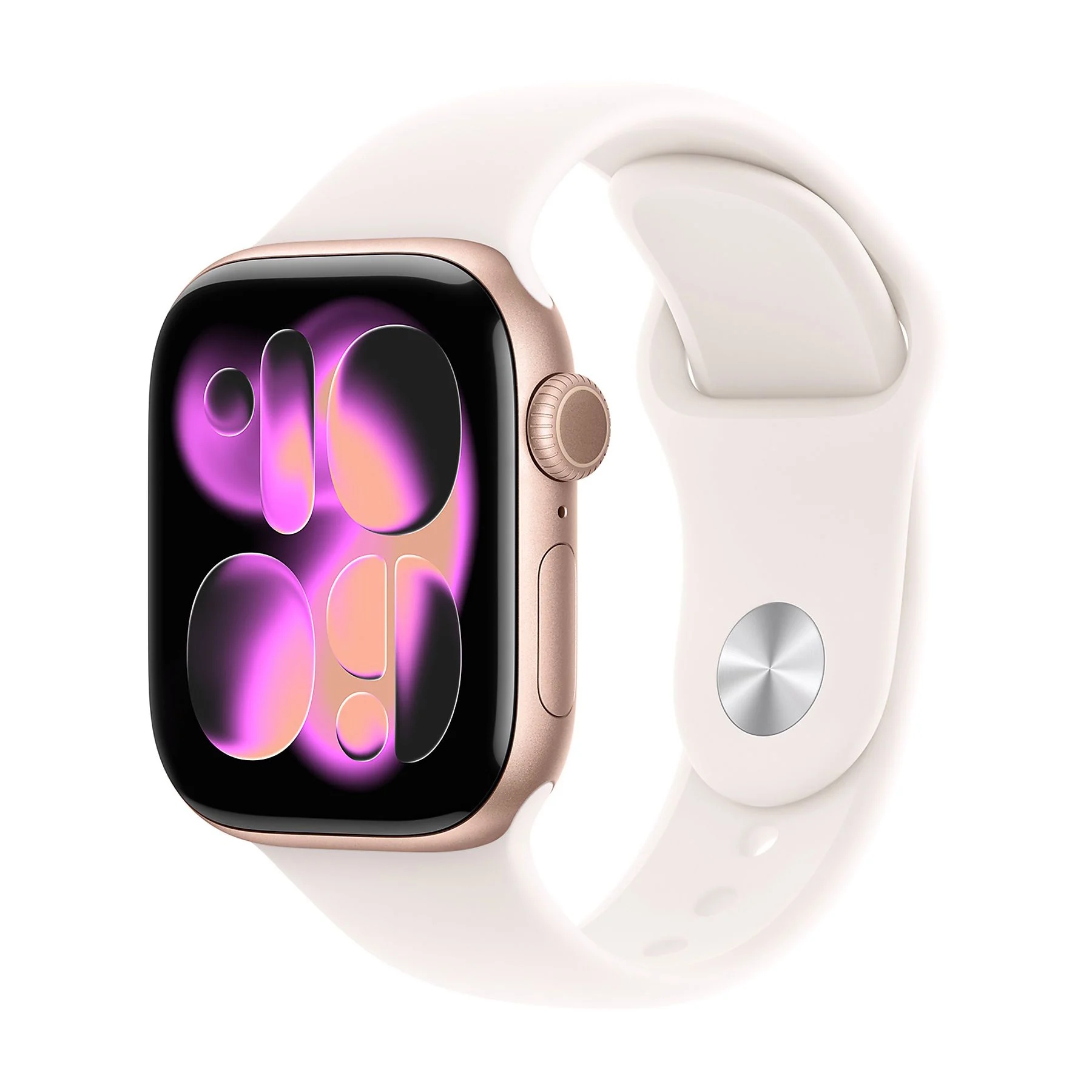 APPLE WATCH SERIES 11 GPS 42 MMROSE GOLD ALUMINIUM CASE WITH LIGHT BLUSH SPORT BAND, M/L