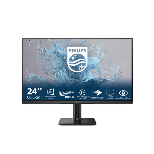 PHILIPS 23,8 LED VA 16:9 FHD 1 MS 250 CDM 100hz, VGA/HDMI