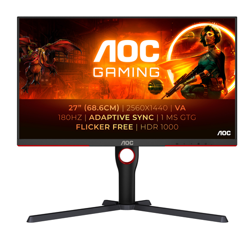 AOC 27 LED VA 16:9 5 MS 700 CDM 180 HZ PIVOT HDMI/DP