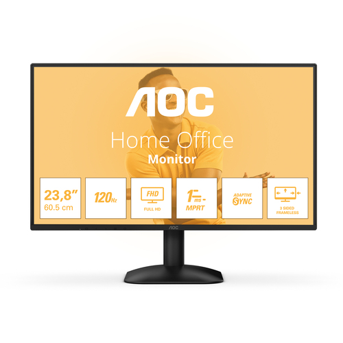 AOC 23,8 LED IPS FHD 16:9 4 MS 300 CDM 120Hz, VGA/HDMI
