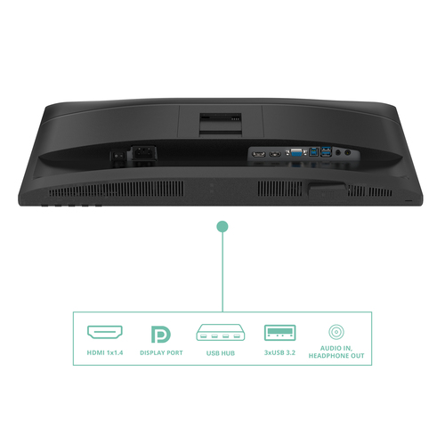 AOC 23,8 LED IPS FHD 16:9 4 MS 120hz, REG ALTEZZA, DP/HDMI, MULTIMEDIALE