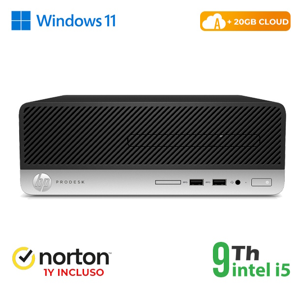 RINOVO PC HP REFURBISHED 600 G5 SFF i5-9X00/DDR 4 16 GB/SSD 128 GB+500 GB HDD/W11P/CLOUD 20 GB/Grade A/1Y - PC Ricondizionato / RICONDIZIONATI