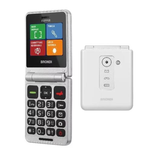 BRONDI FLIPPER WHITE METAL