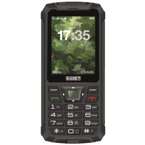 SAIET ENERGY 4G NERO-VERDE - IP68, TASTO SOS